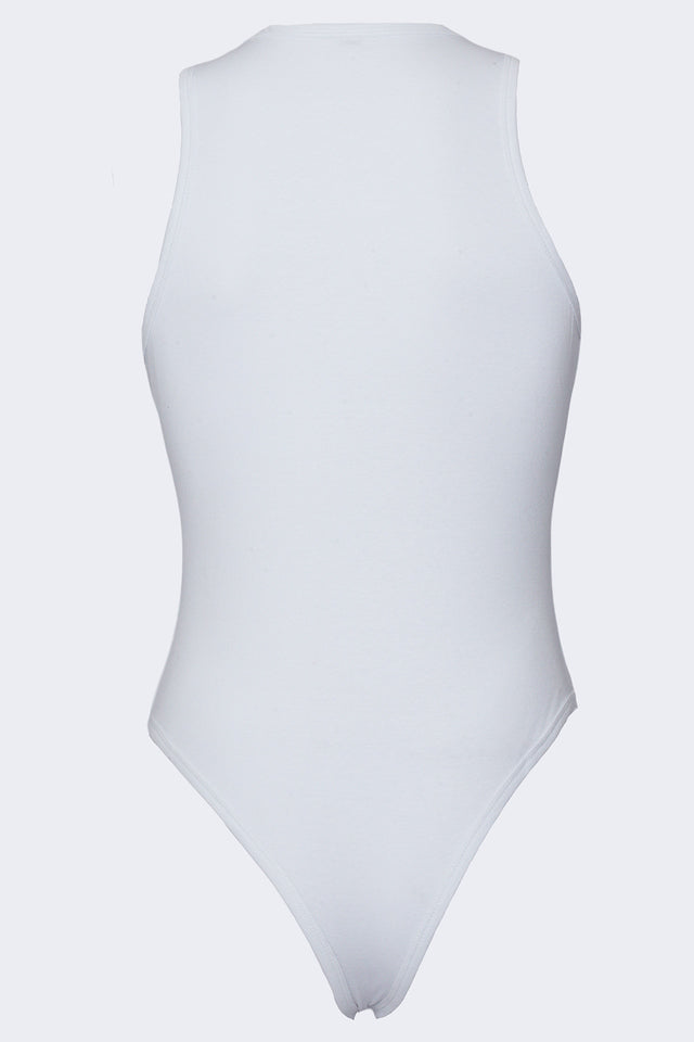 Exhale Different White Bodysuit