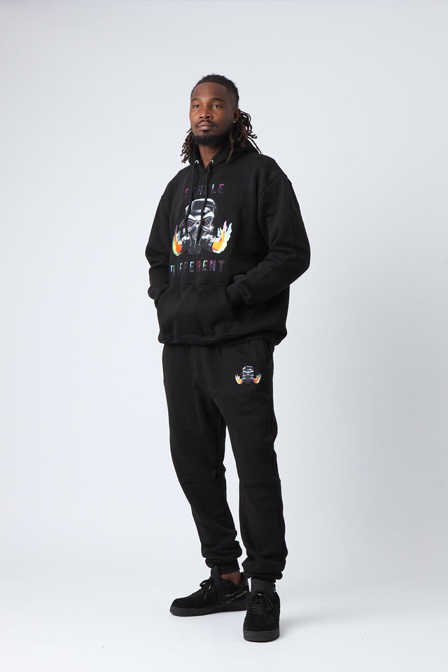 Midnight Exhale Large Logo Pullover Hoodie