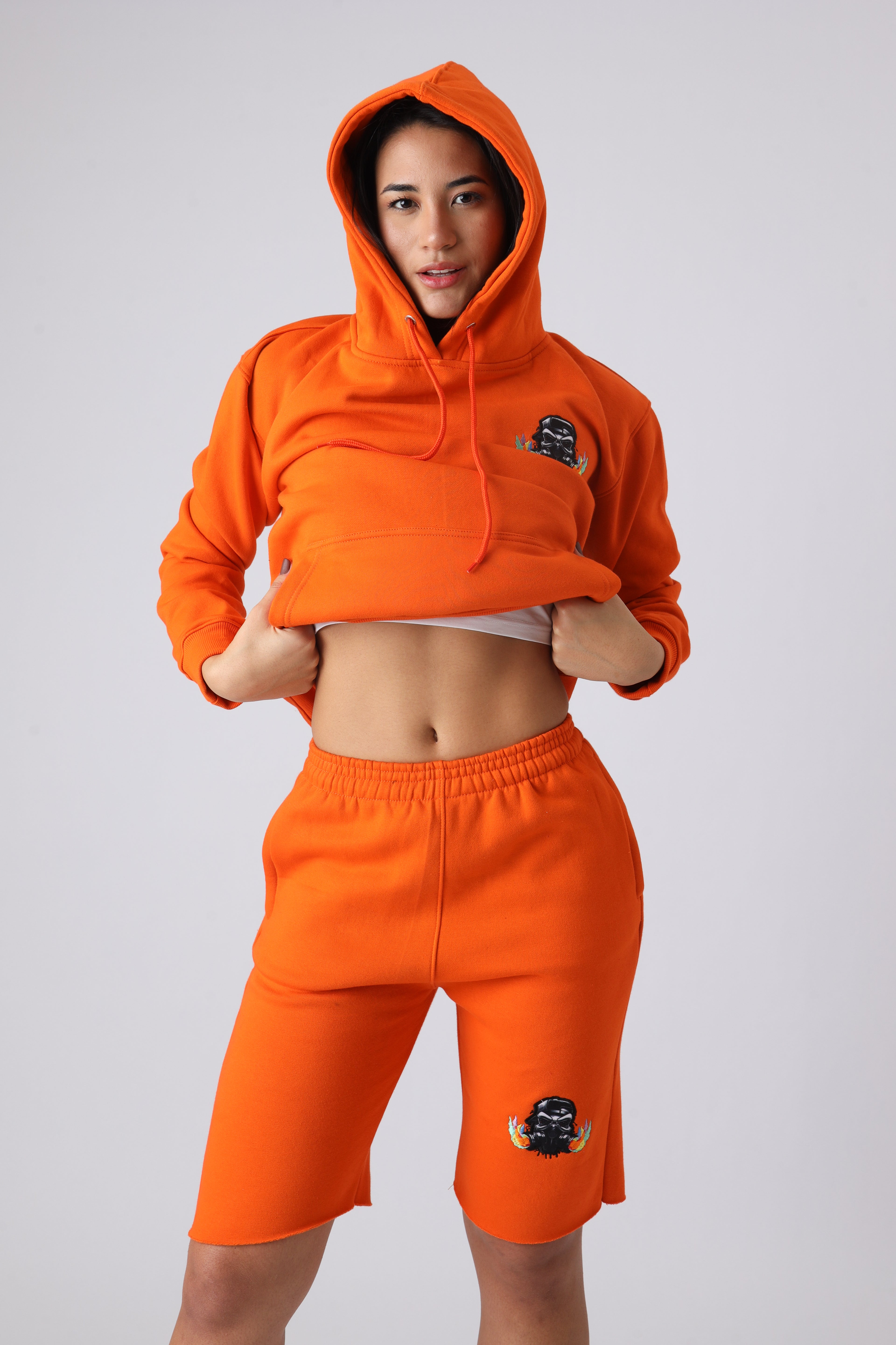 Burnt Ember Small Logo Pullover Hoodie