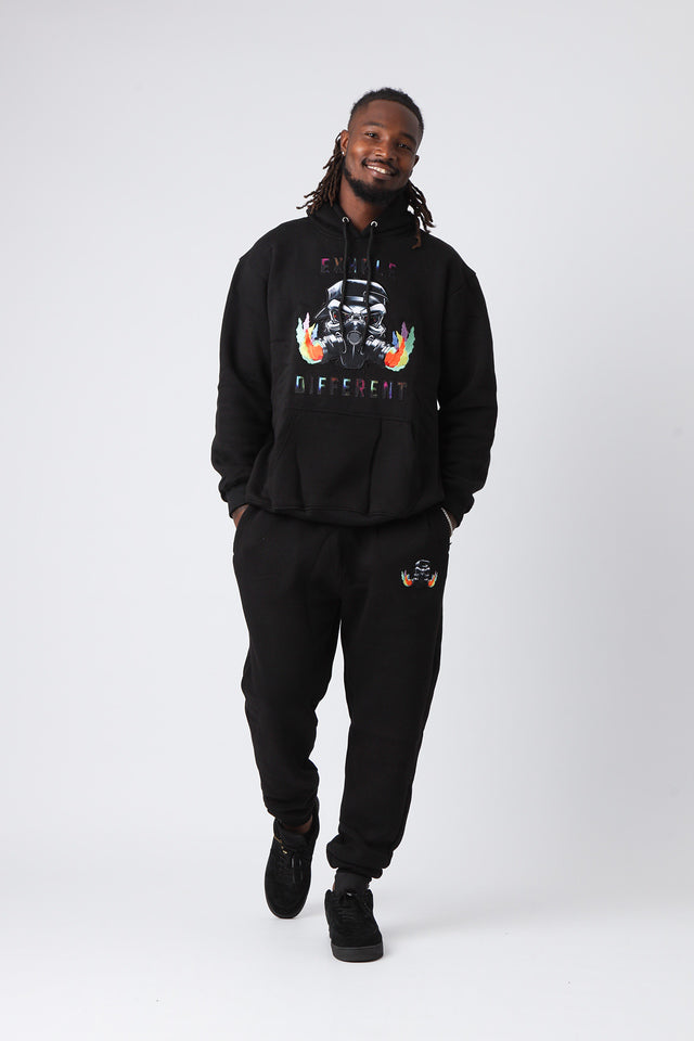 Midnight Exhale Large Logo Pullover Hoodie