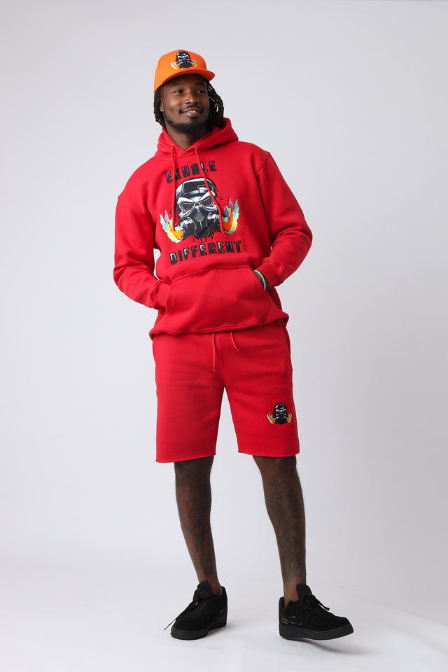Cherry Blaze Large Logo Pullover Hoodie