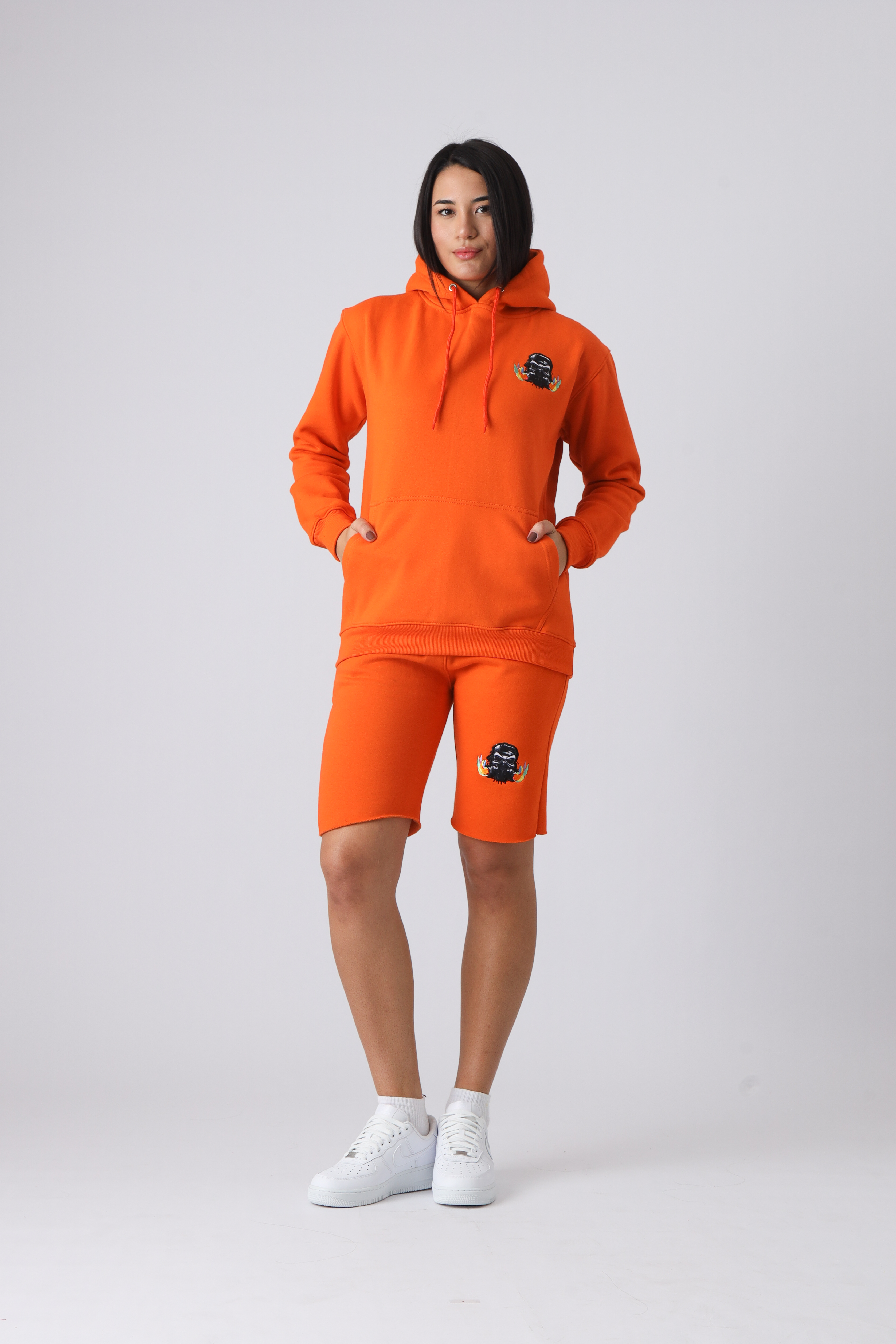 Burnt Ember Small Logo Pullover Hoodie