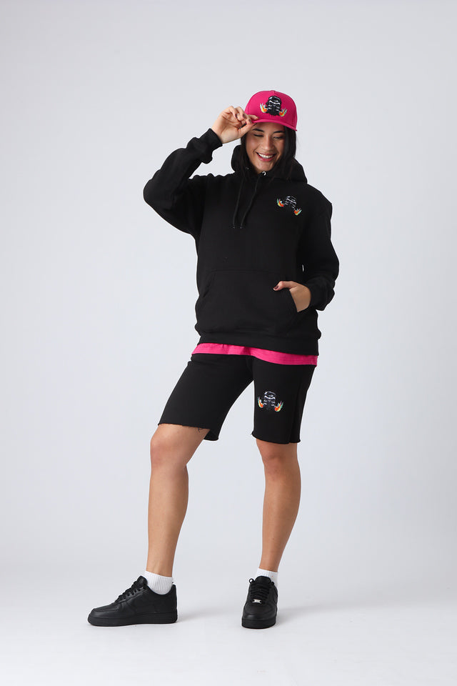 Midnight Exhale Small Logo Pullover Hoodie