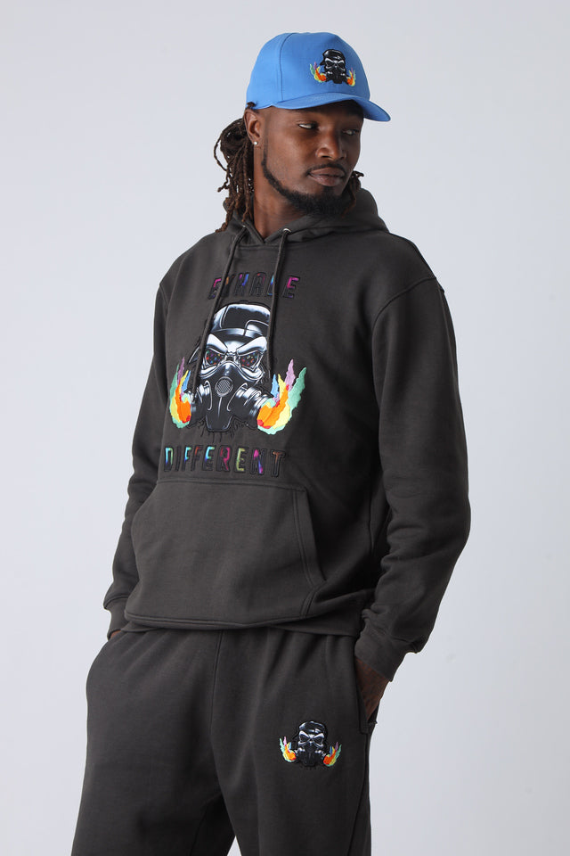 Phantom Ash Large Logo Pullover Hoodie