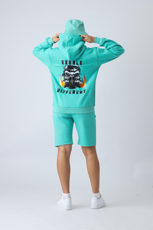 Icy Exhale Small Logo Pullover Hoodie