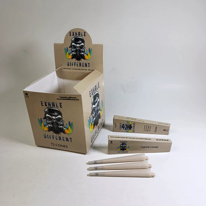 Exhale Different Hemp Rolling Papers &amp; Cones