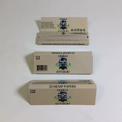 Exhale Different Hemp Rolling Papers &amp; Cones