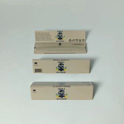 Exhale Different Hemp Rolling Papers –  Display Box (50 Books)