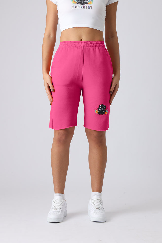 Hyper Pink Athletic Shorts