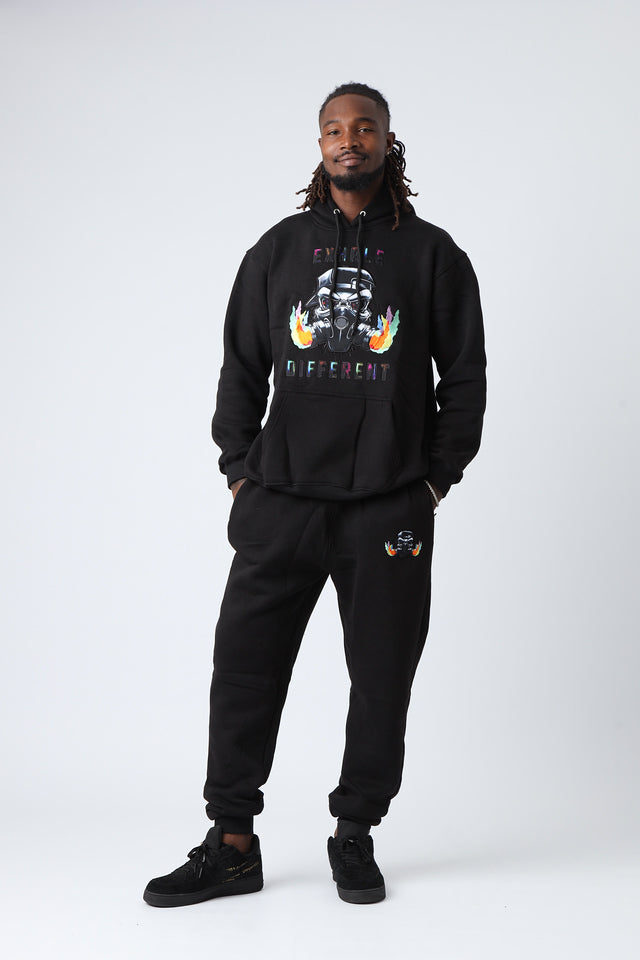 Midnight Exhale Large Logo Pullover Hoodie