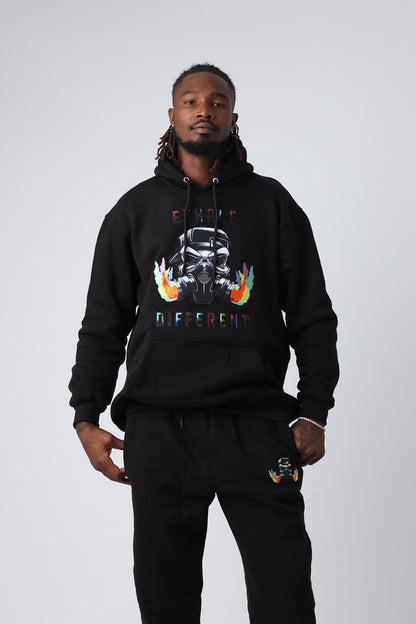 Midnight Exhale Large Logo Pullover Hoodie