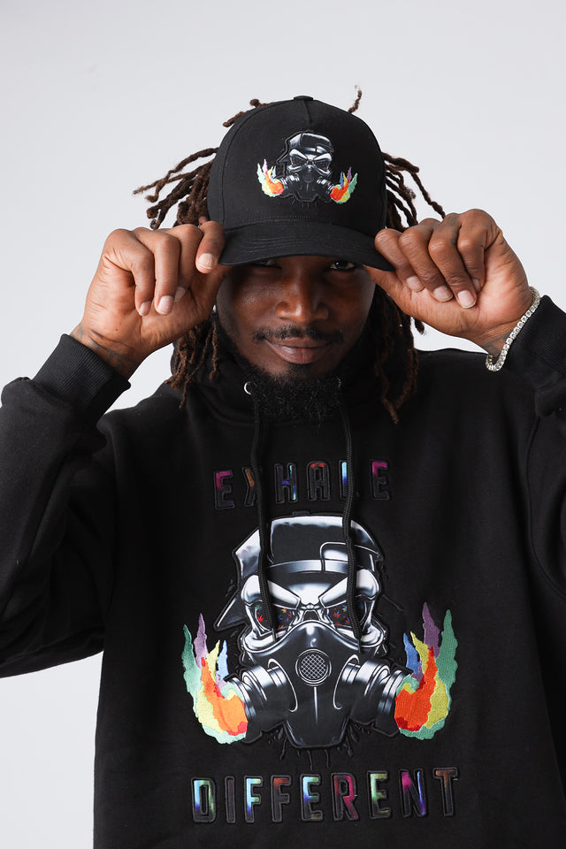 Midnight Exhale Snapback Hat