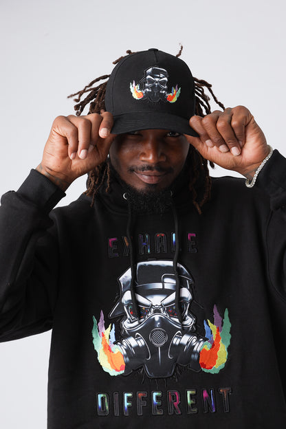 Midnight Exhale Snapback Hat