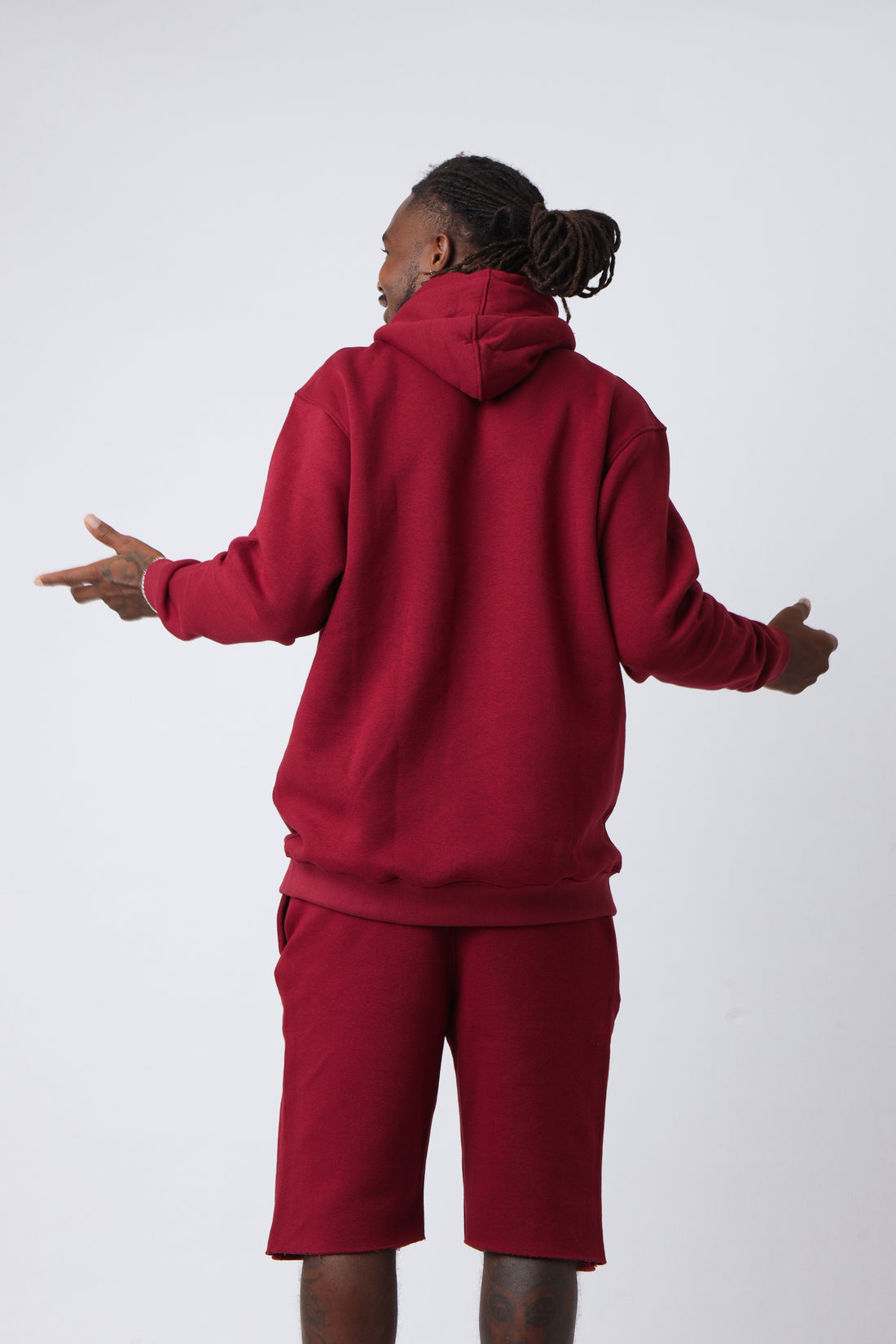 Velvet Ash Large Logo Pullover Hoodie