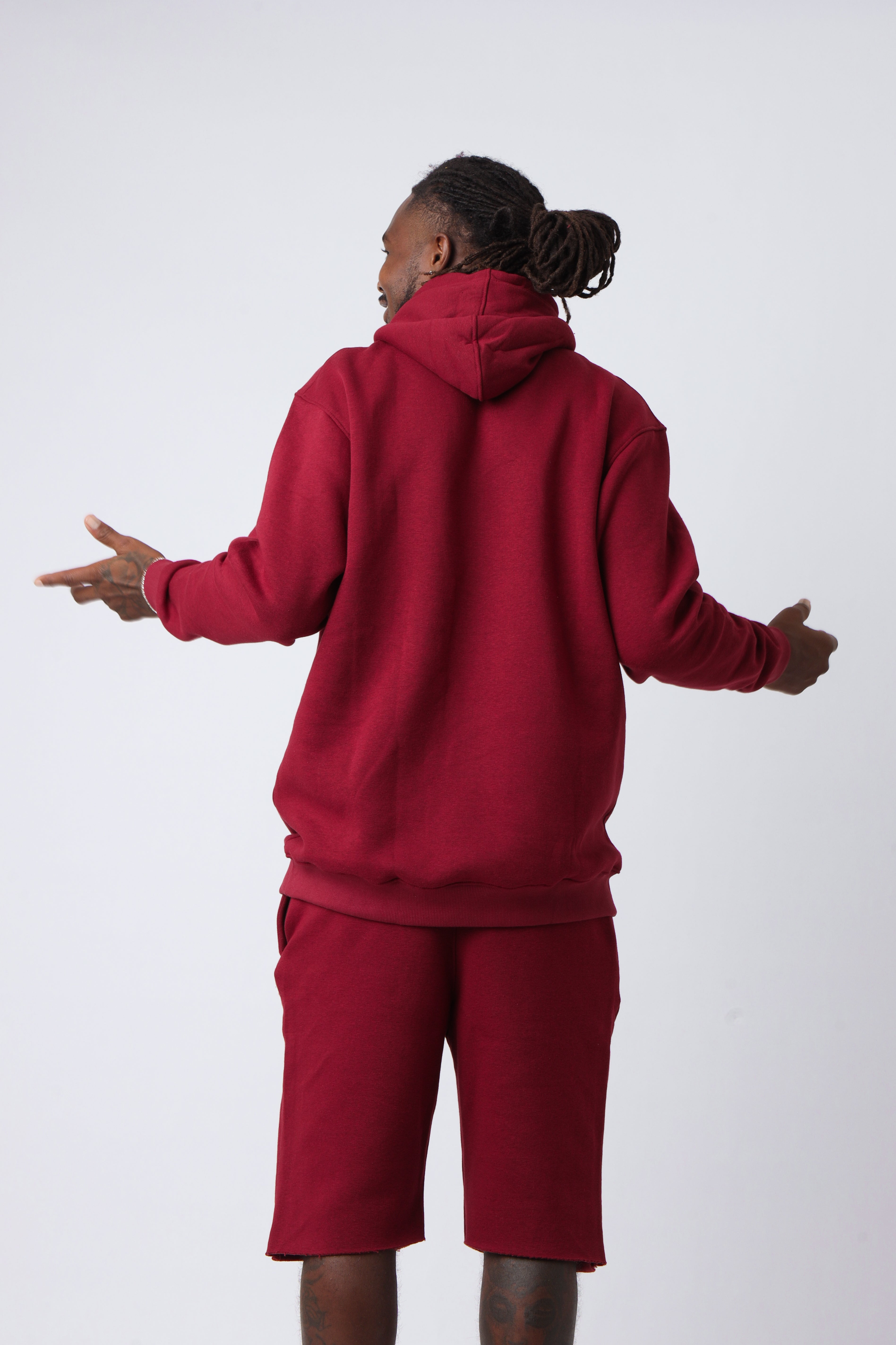 Velvet Ash Large Logo Pullover Hoodie