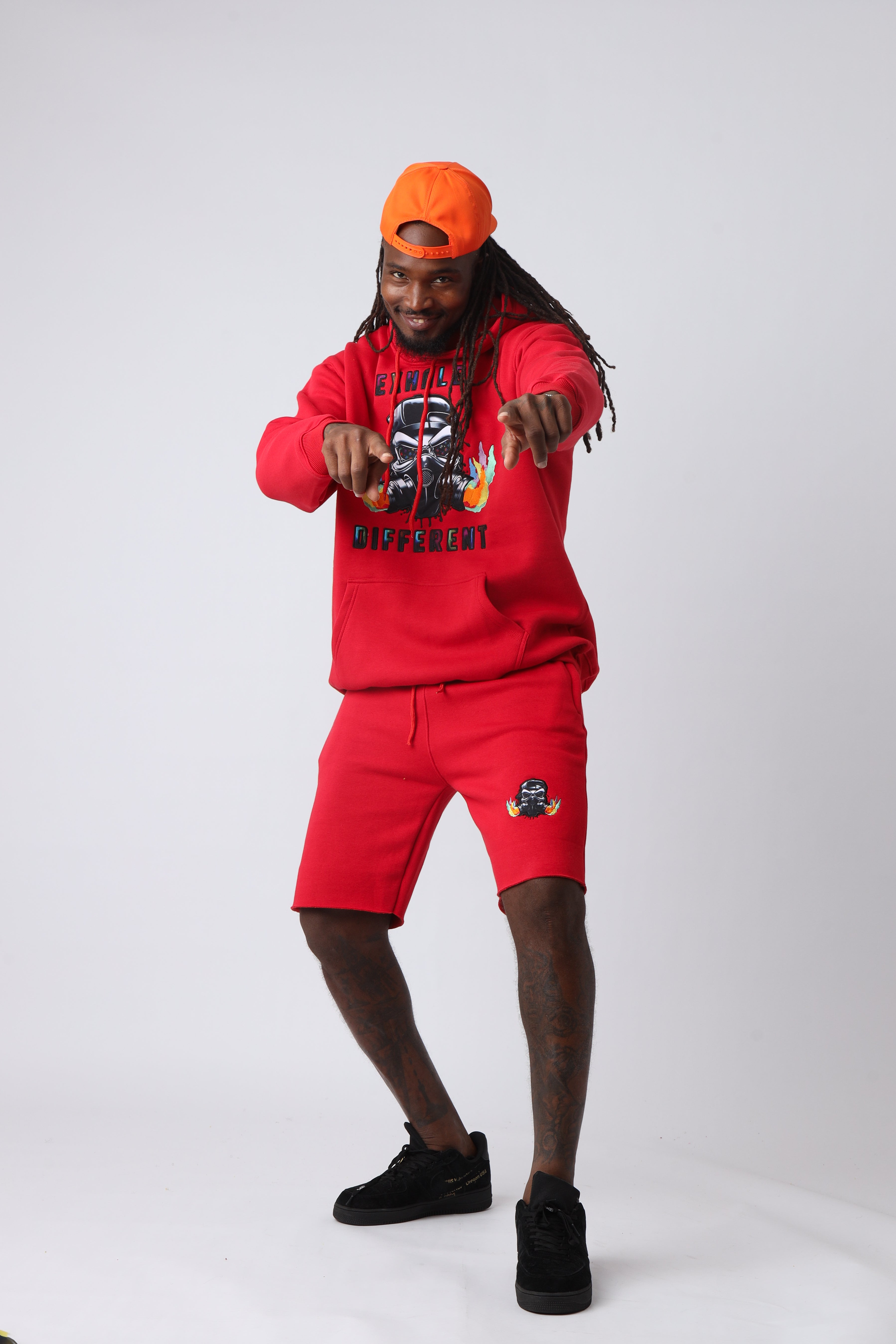 Cherry Blaze Large Logo Pullover Hoodie