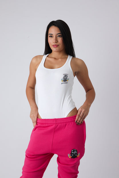 Exhale Different White Bodysuit
