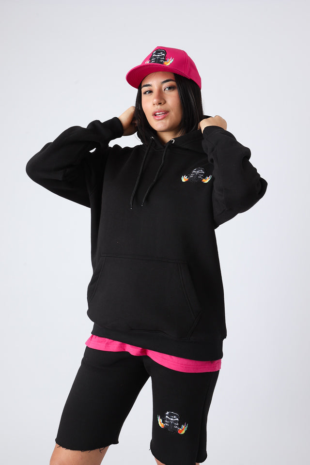 Midnight Exhale Small Logo Pullover Hoodie