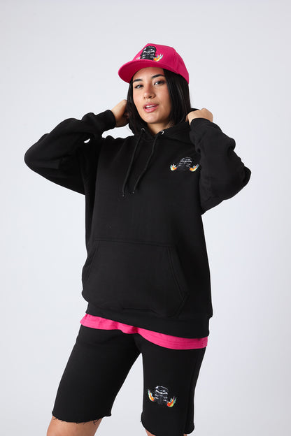 Midnight Exhale Small Logo Pullover Hoodie