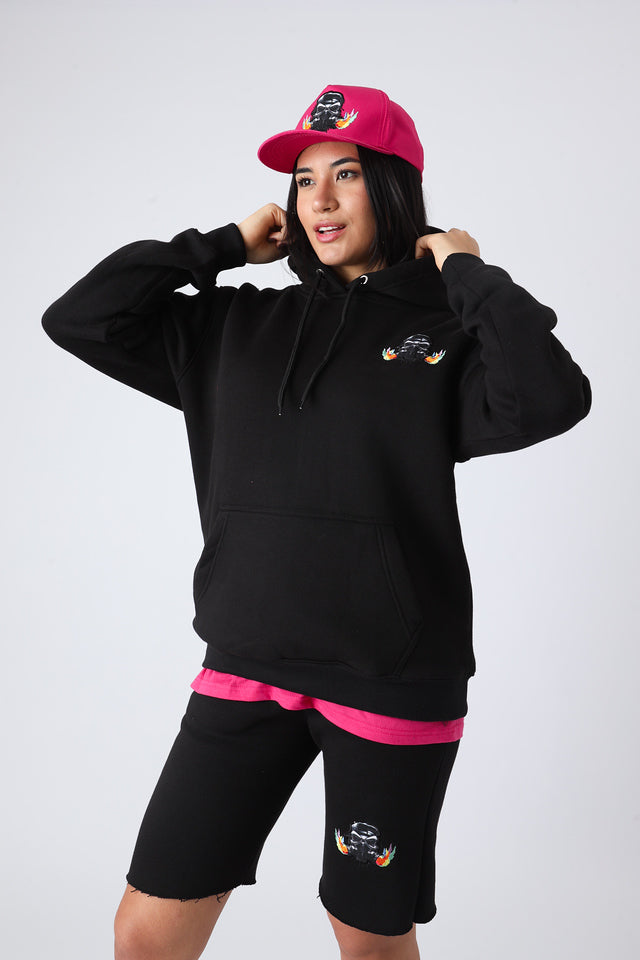 Midnight Exhale Small Logo Pullover Hoodie