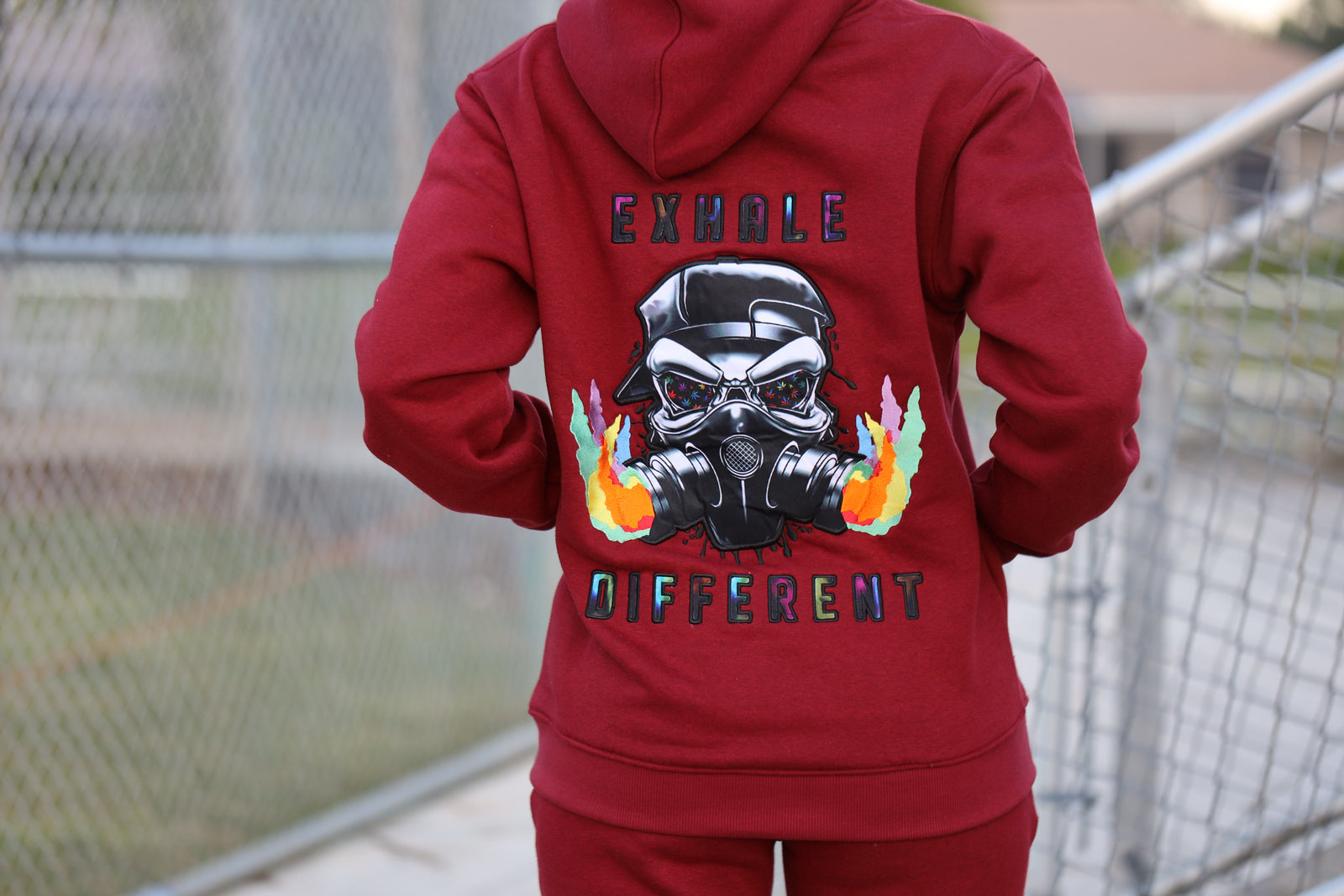 Velvet Ash Small Logo Pullover Hoodie