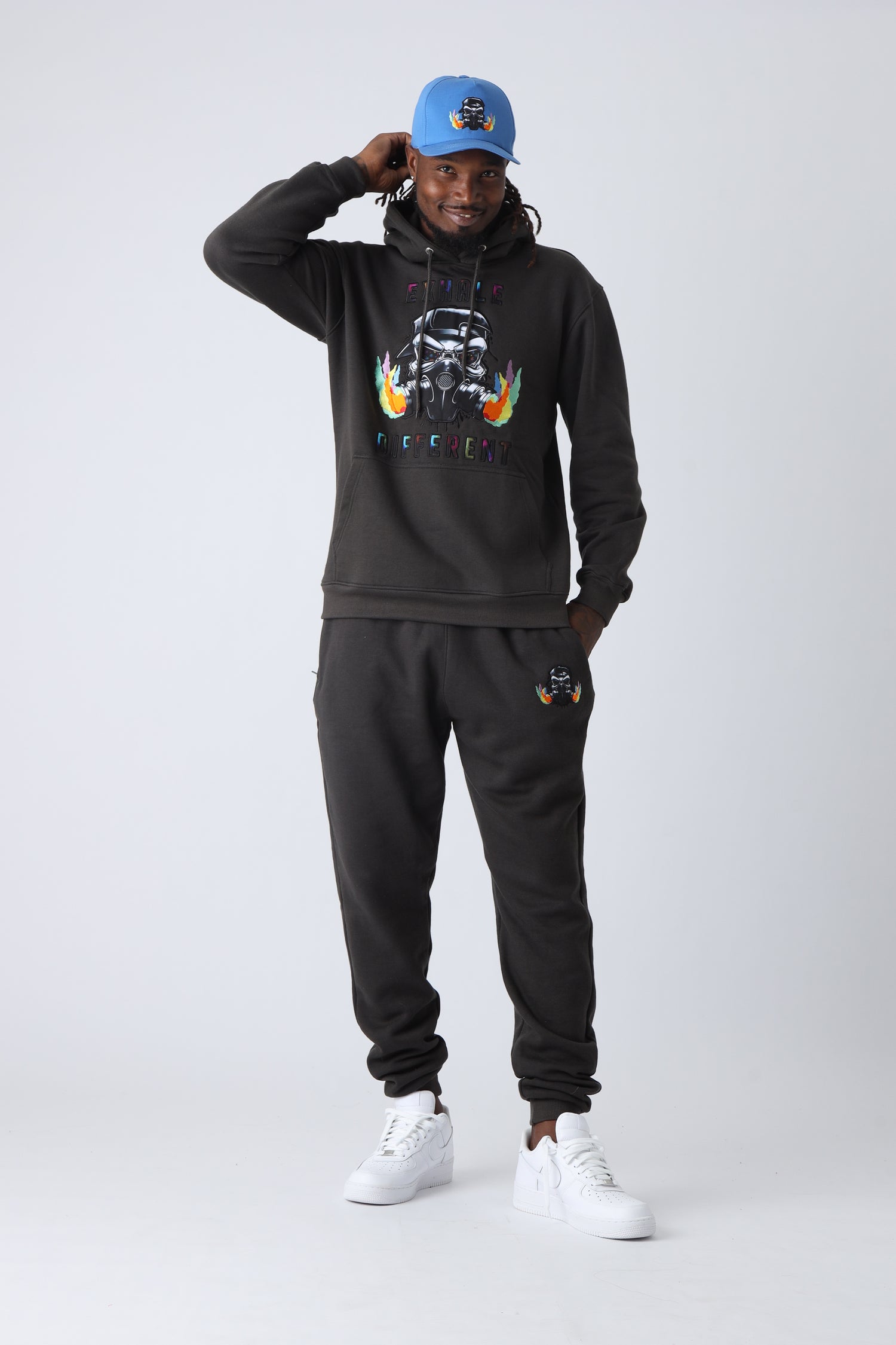 Phantom Ash Large Logo Pullover Hoodie