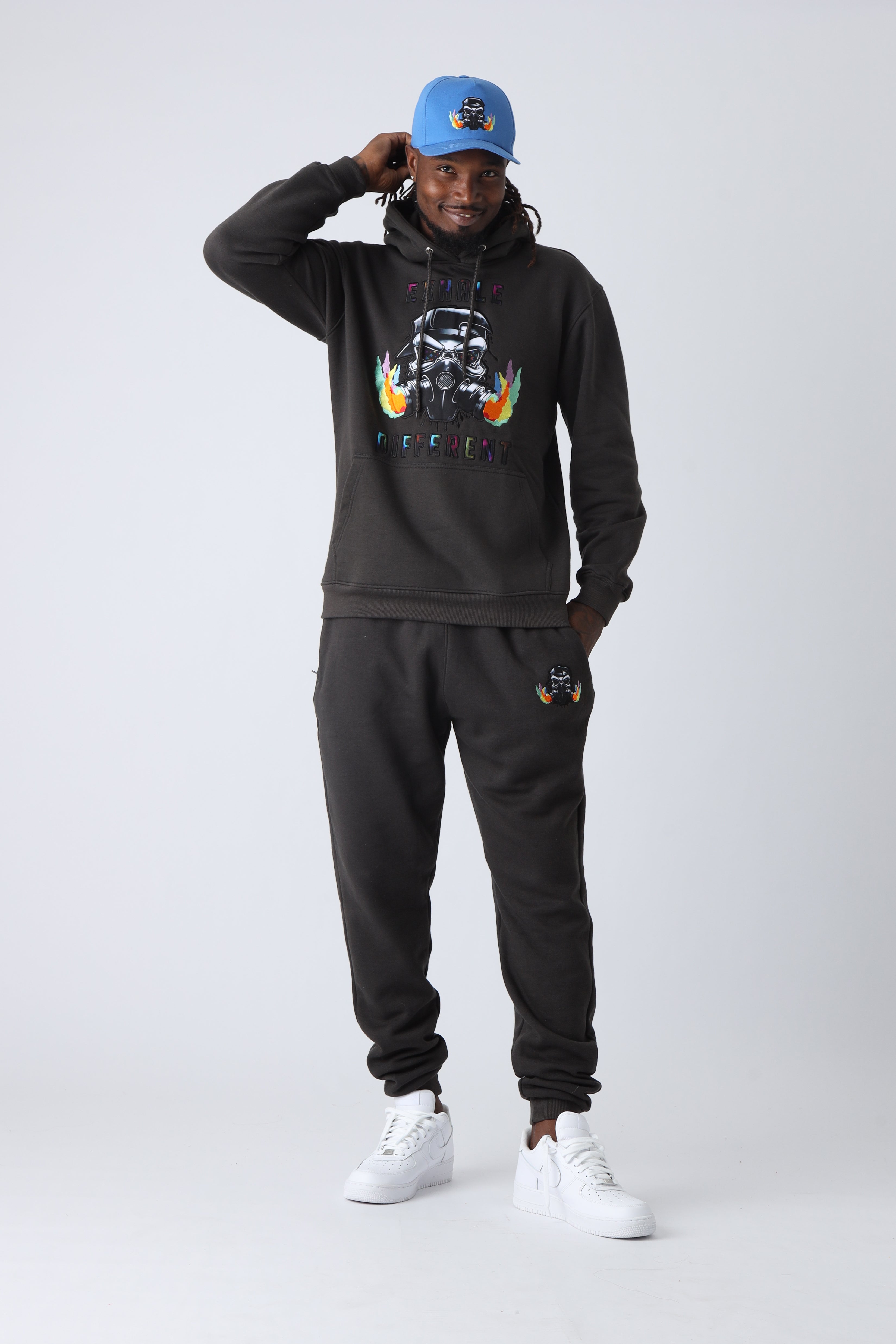 Phantom Ash Large Logo Pullover Hoodie