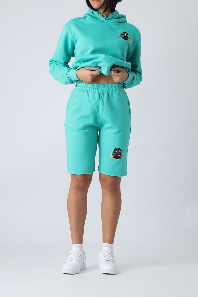 Icy Exhale Athletic Shorts