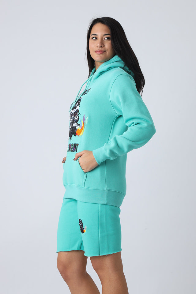 Icy Exhale Large Logo Pullover Hoodie