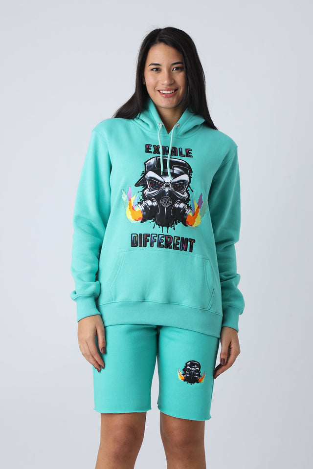 Icy Exhale Large Logo Pullover Hoodie