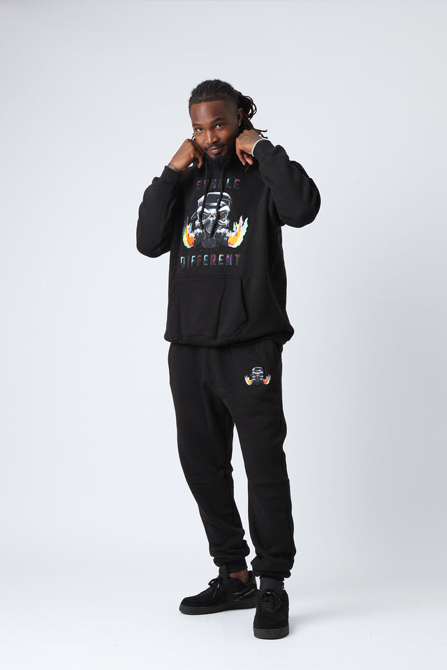 Midnight Exhale Large Logo Pullover Hoodie
