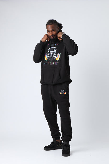 Midnight Exhale Large Logo Pullover Hoodie
