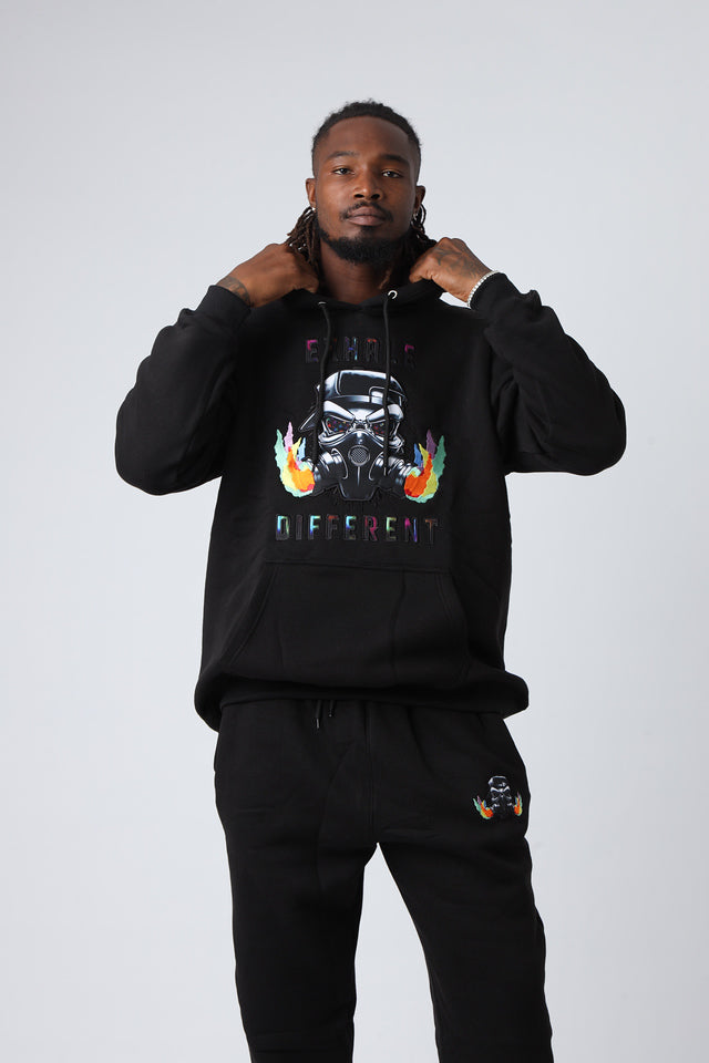 Midnight Exhale Large Logo Pullover Hoodie