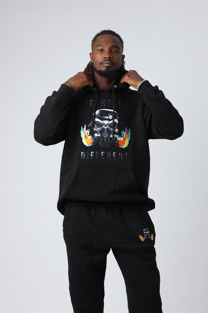 Midnight Exhale Large Logo Pullover Hoodie