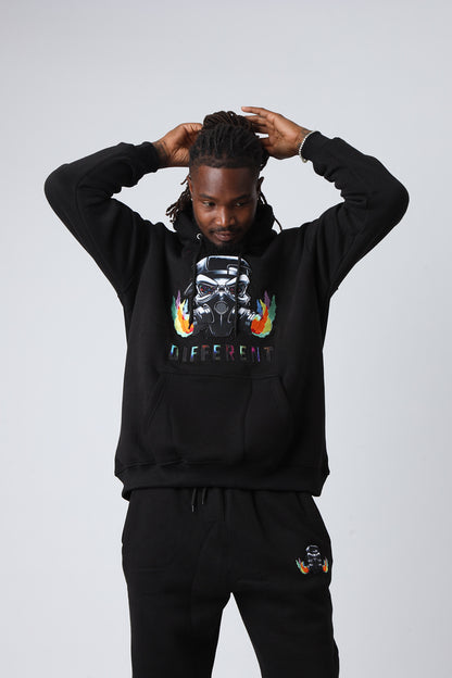 Midnight Exhale Large Logo Pullover Hoodie