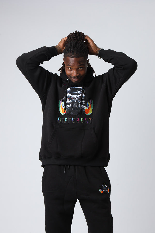 Midnight Exhale Large Logo Pullover Hoodie