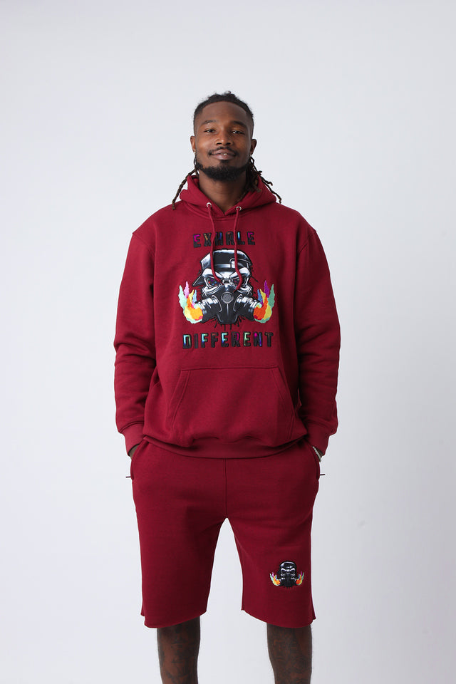 Velvet Ash Large Logo Pullover Hoodie