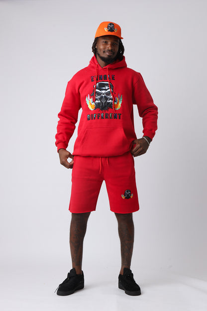 Cherry Blaze Large Logo Pullover Hoodie