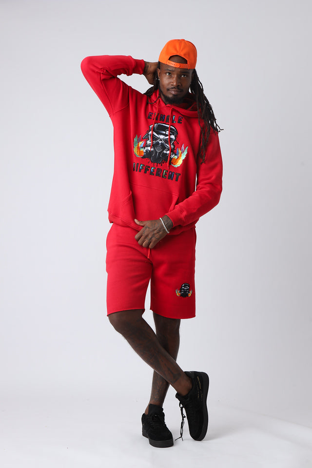 Cherry Blaze Large Logo Pullover Hoodie