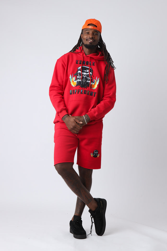 Cherry Blaze Athletic Shorts