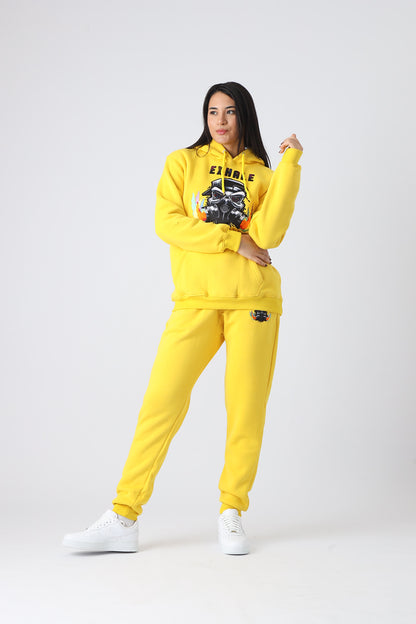 Lemon Haze Large Logo Pullover Hoodie