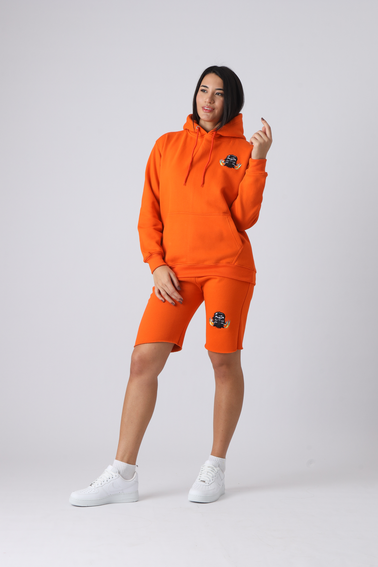 Burnt Ember Small Logo Pullover Hoodie