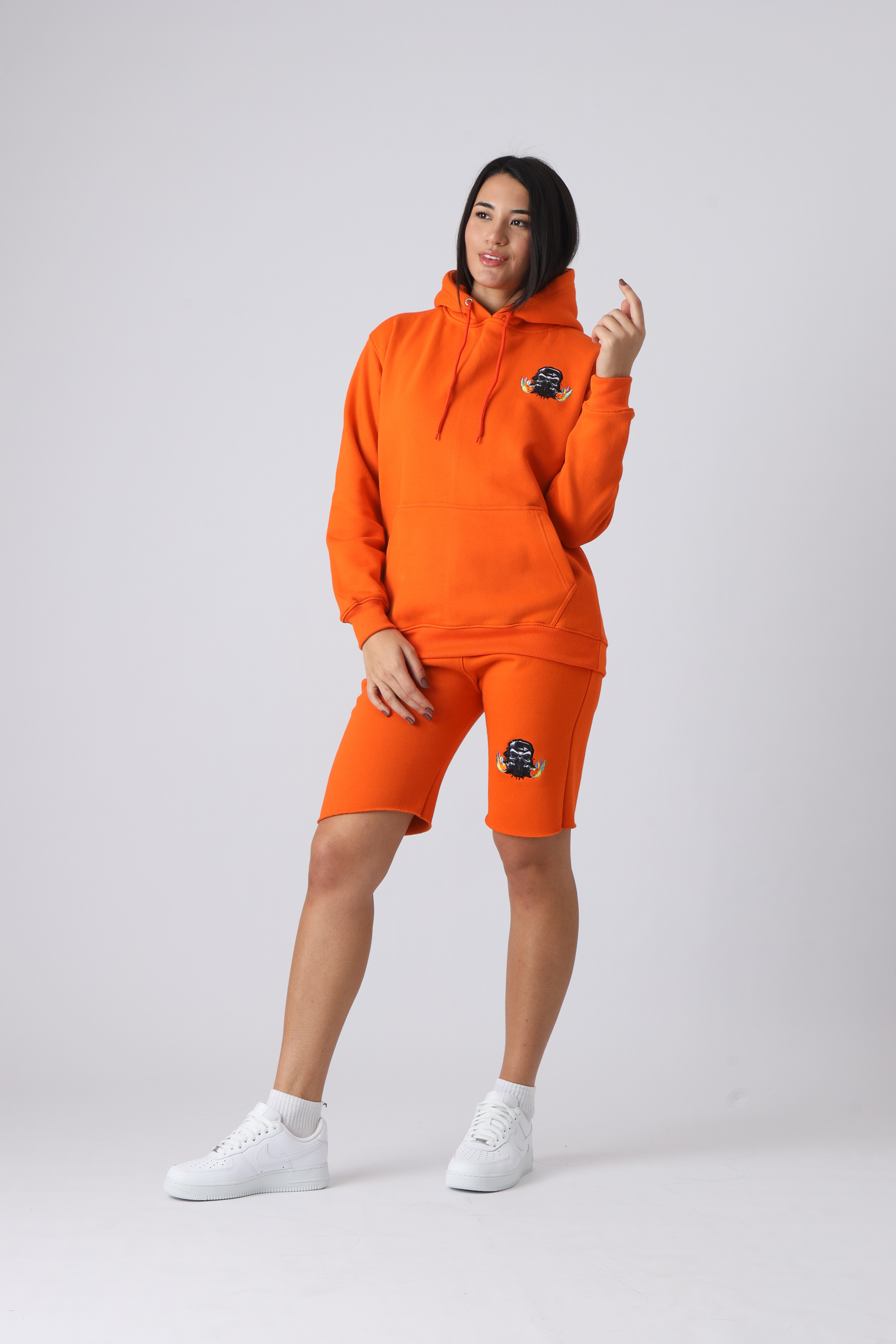 Burnt Ember Small Logo Pullover Hoodie