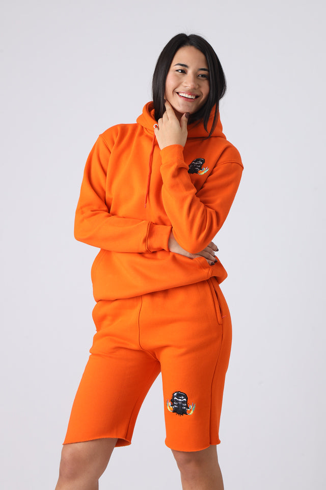 Burnt Ember Small Logo Pullover Hoodie