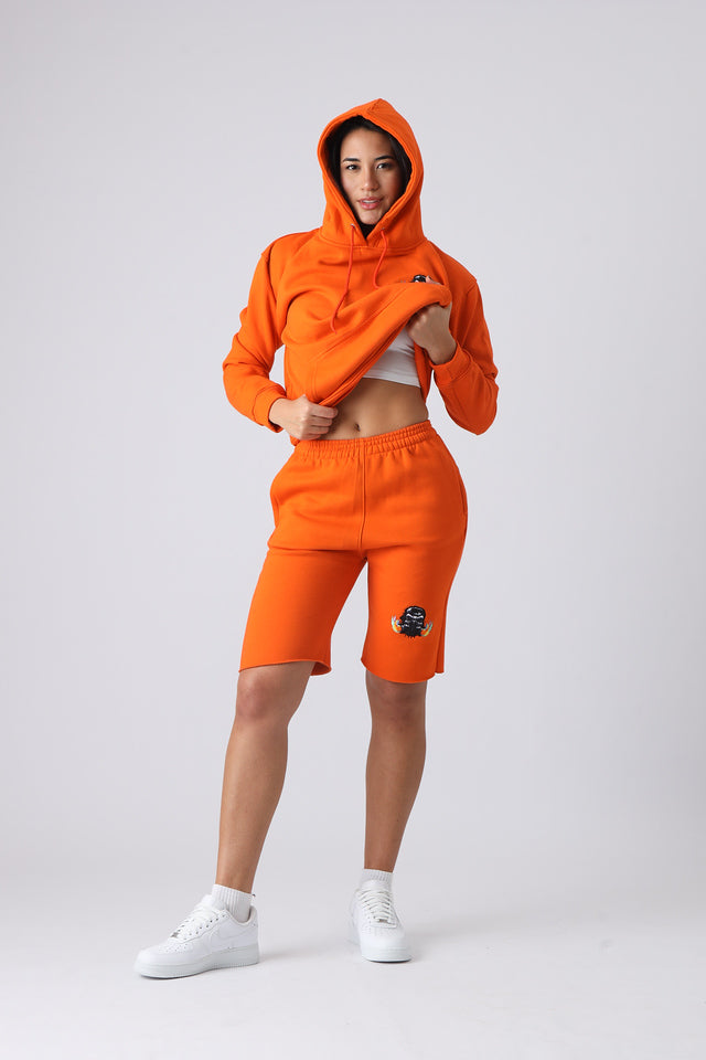 Burnt Ember Small Logo Pullover Hoodie