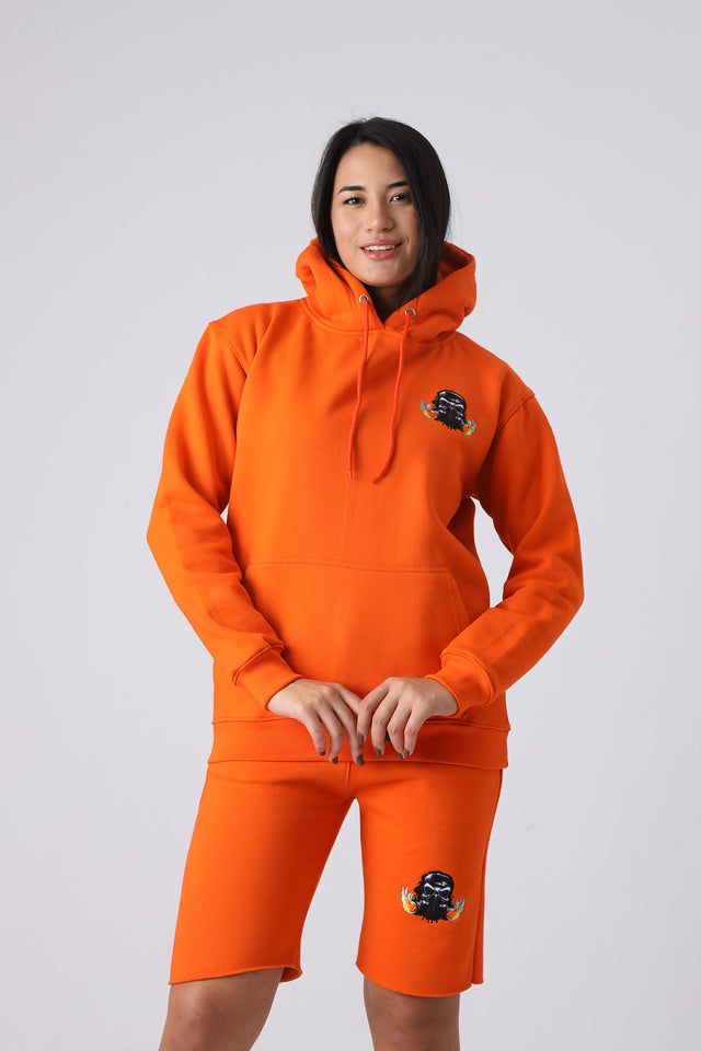 Burnt Ember Small Logo Pullover Hoodie