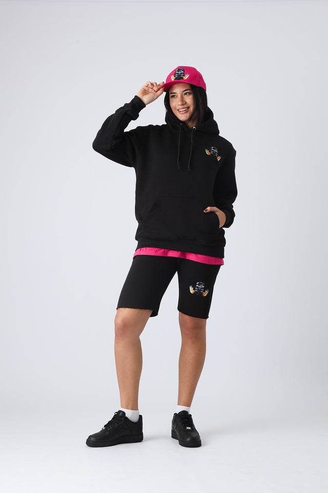 Midnight Exhale Small Logo Pullover Hoodie