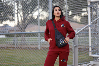 Velvet Ash Small Logo Pullover Hoodie