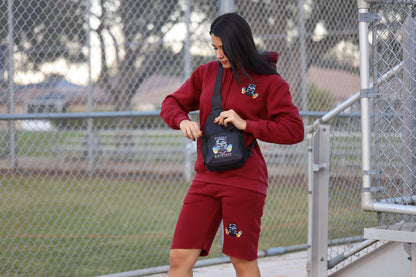 Velvet Ash Small Logo Pullover Hoodie