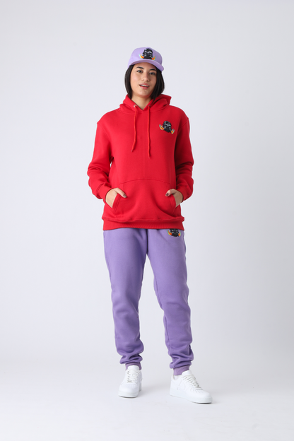 Cherry Blaze Small Logo Pullover Hoodie